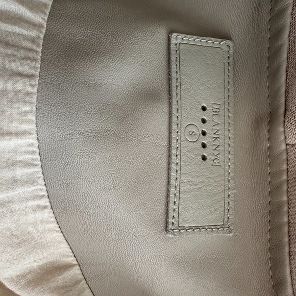 BlankNYC Drape Mixed Knit and Leather Moto Jacket - Picture 4 of 4